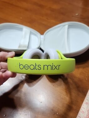 Beats Mixr Neon Yellow Wired On-Ear Headphones